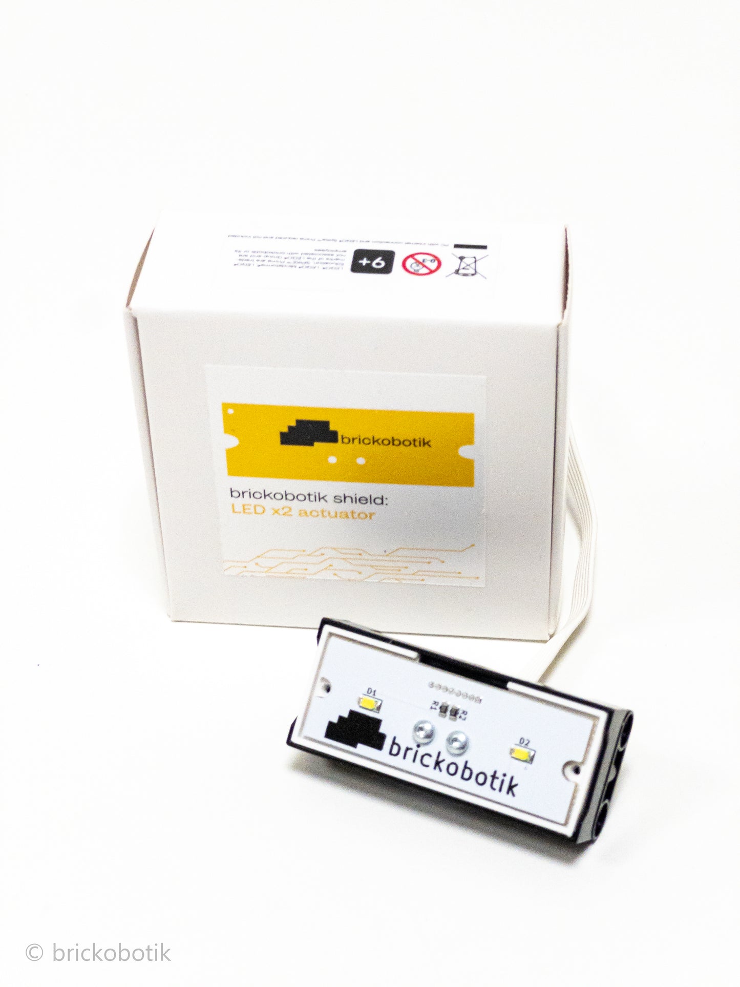 brickobotik-shield: LED 2x actuator for LEGO(R) SPIKE(TM) Prime