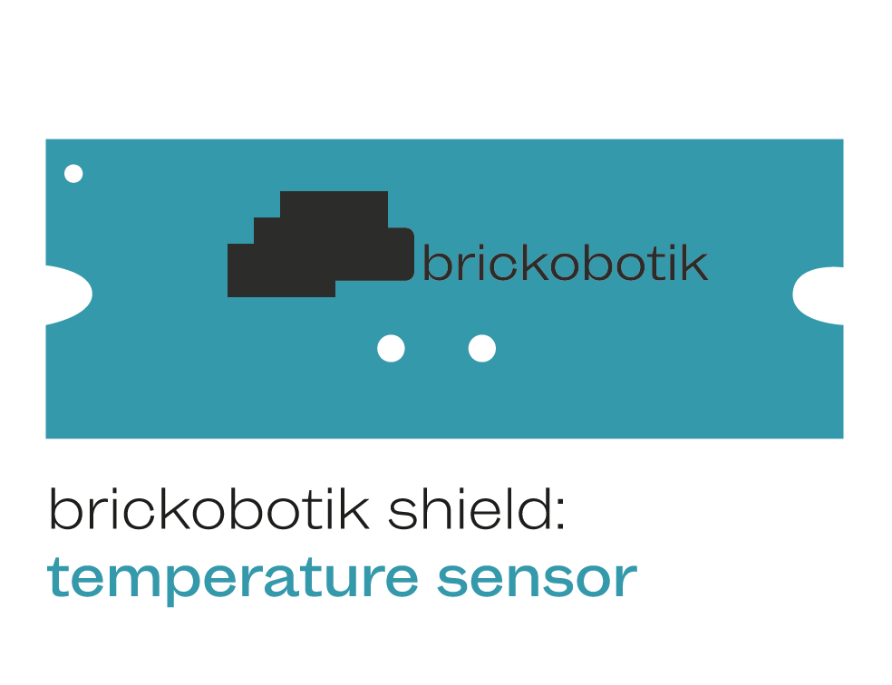 Module Temperature Shield brickobotik-shield: temperature sensor for LEGO(R) SPIKE(TM) Prime